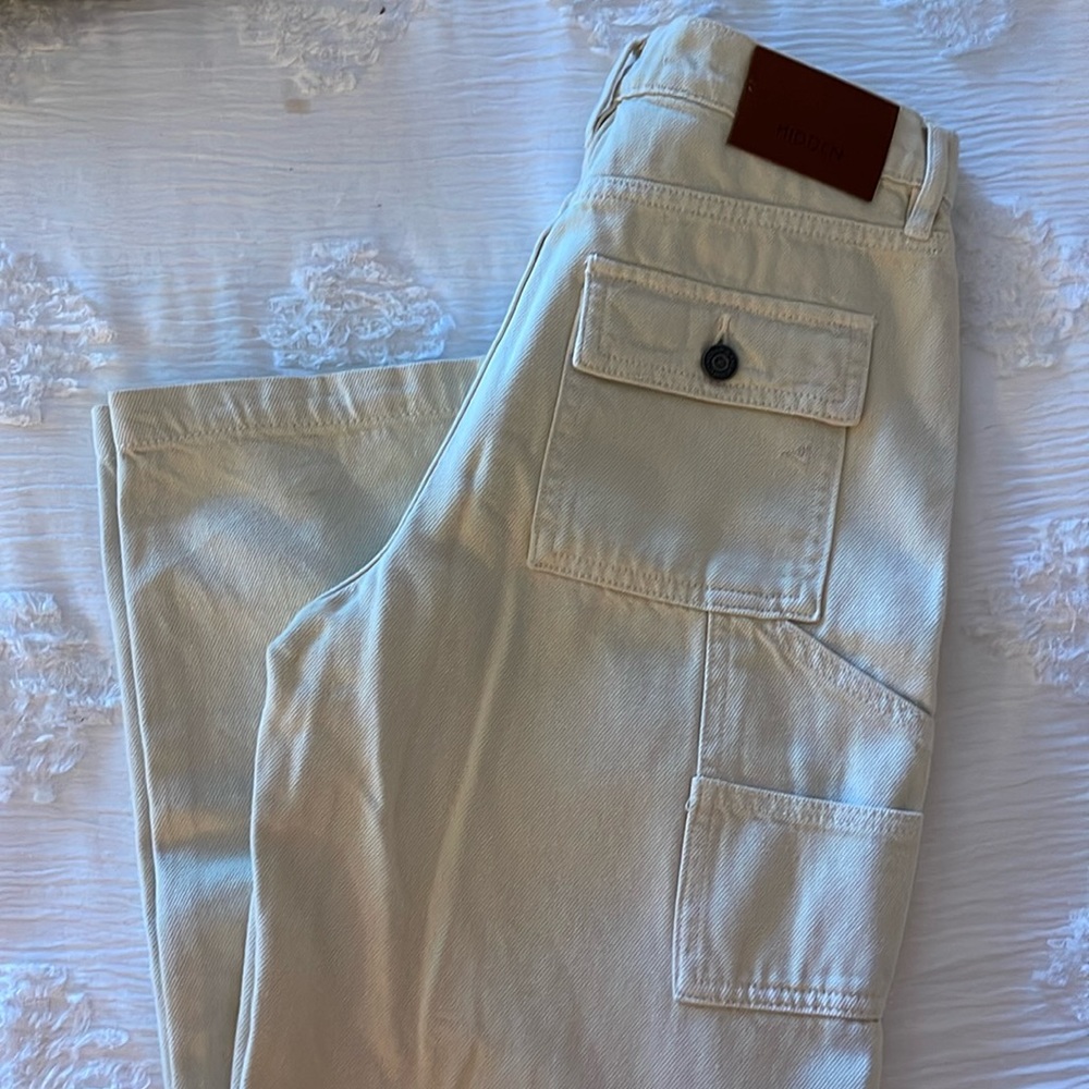 Beige cargo pants